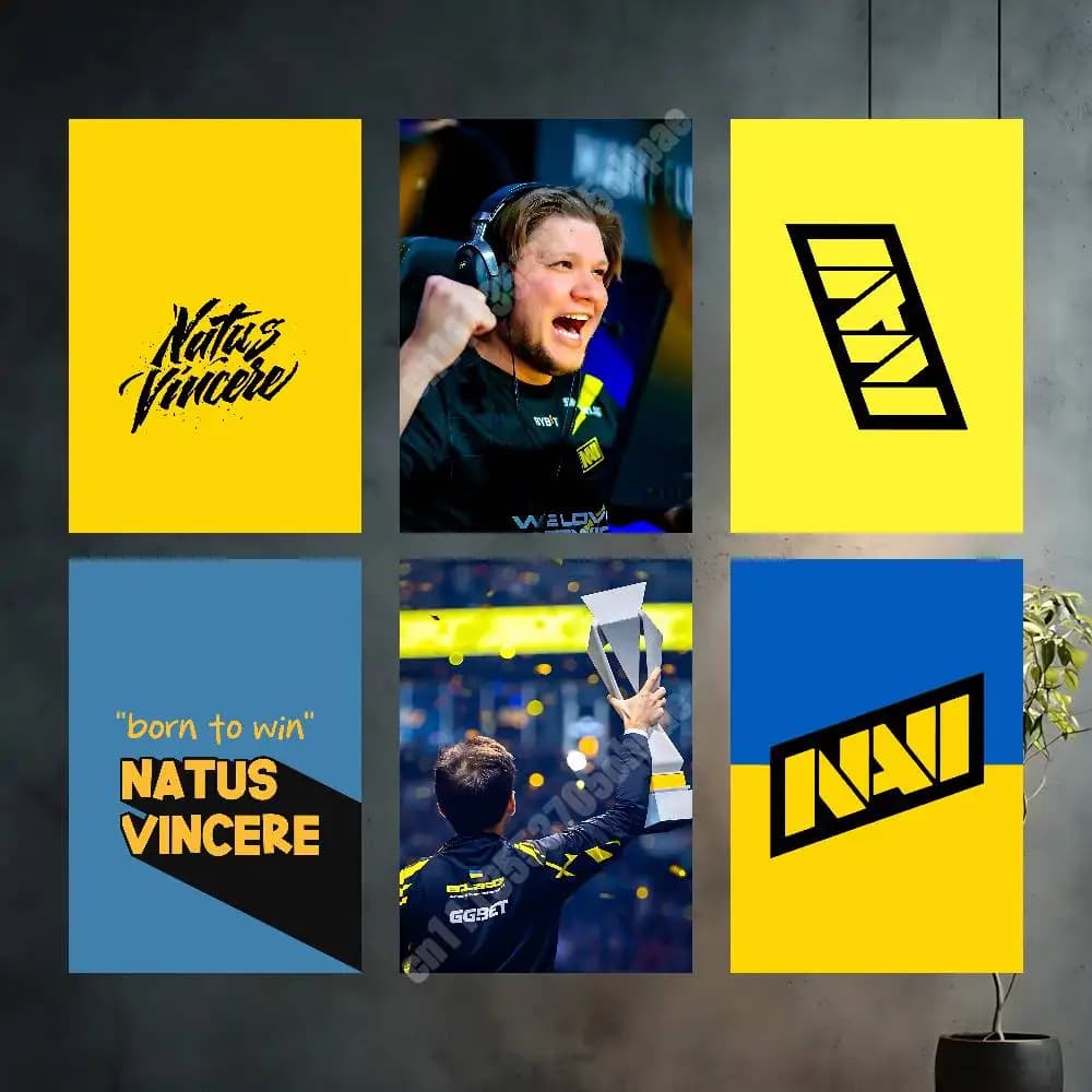 N-Natus Vincere-S N-Navi Born To Win Aesthetic Poster HD Gallery Prints Home Wall Art Creative Gift