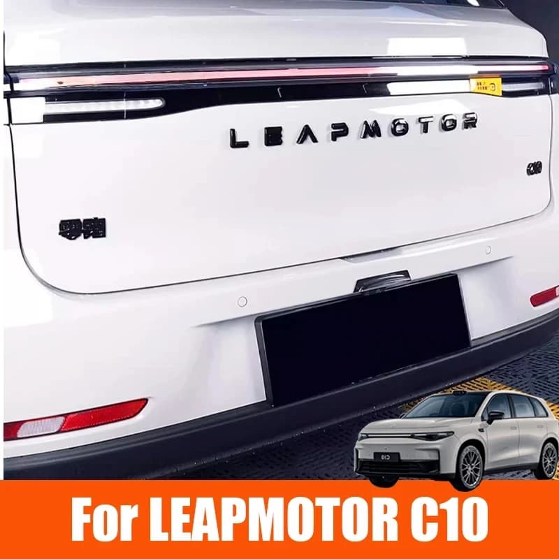 For Leapmotor C10 2024 2025 Car Logo Car Exterior Decoration Front Cover Car Logo Car Rear Logo Decorative Stickers Accessories