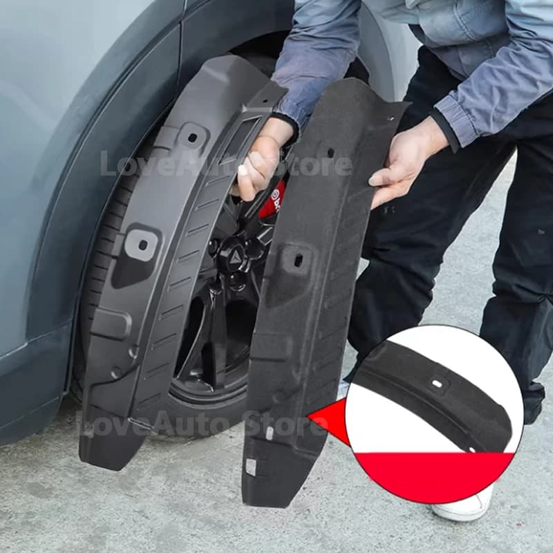 For Changan Deepal S05 2024 2025 2026 Car Fender Mudguard Refit Rear Tire Fender Wheel Lining with Shock Absorbent Cotton Fender