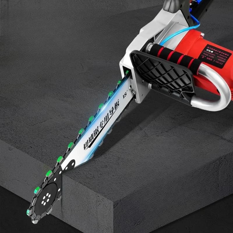 Concrete wall cutting machine, dust-free window opening and door changing special cutting machine
