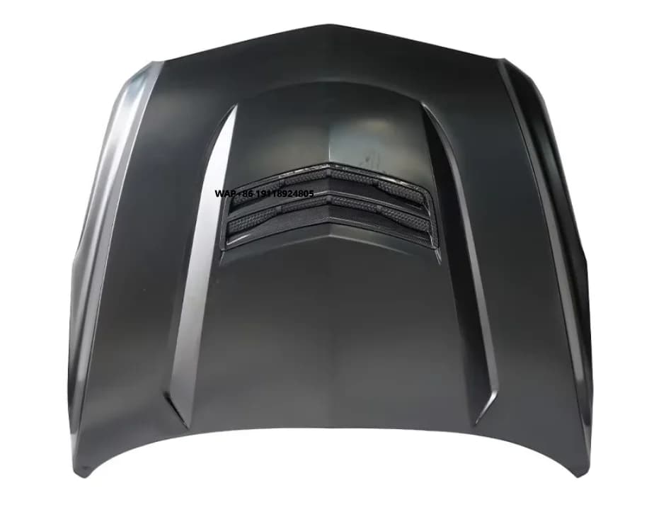 New for ATS-L Carbon Fiber V Hole Hood Cover with Screws Screw-On Retrofit/Upgrade Lightweight Modification Black