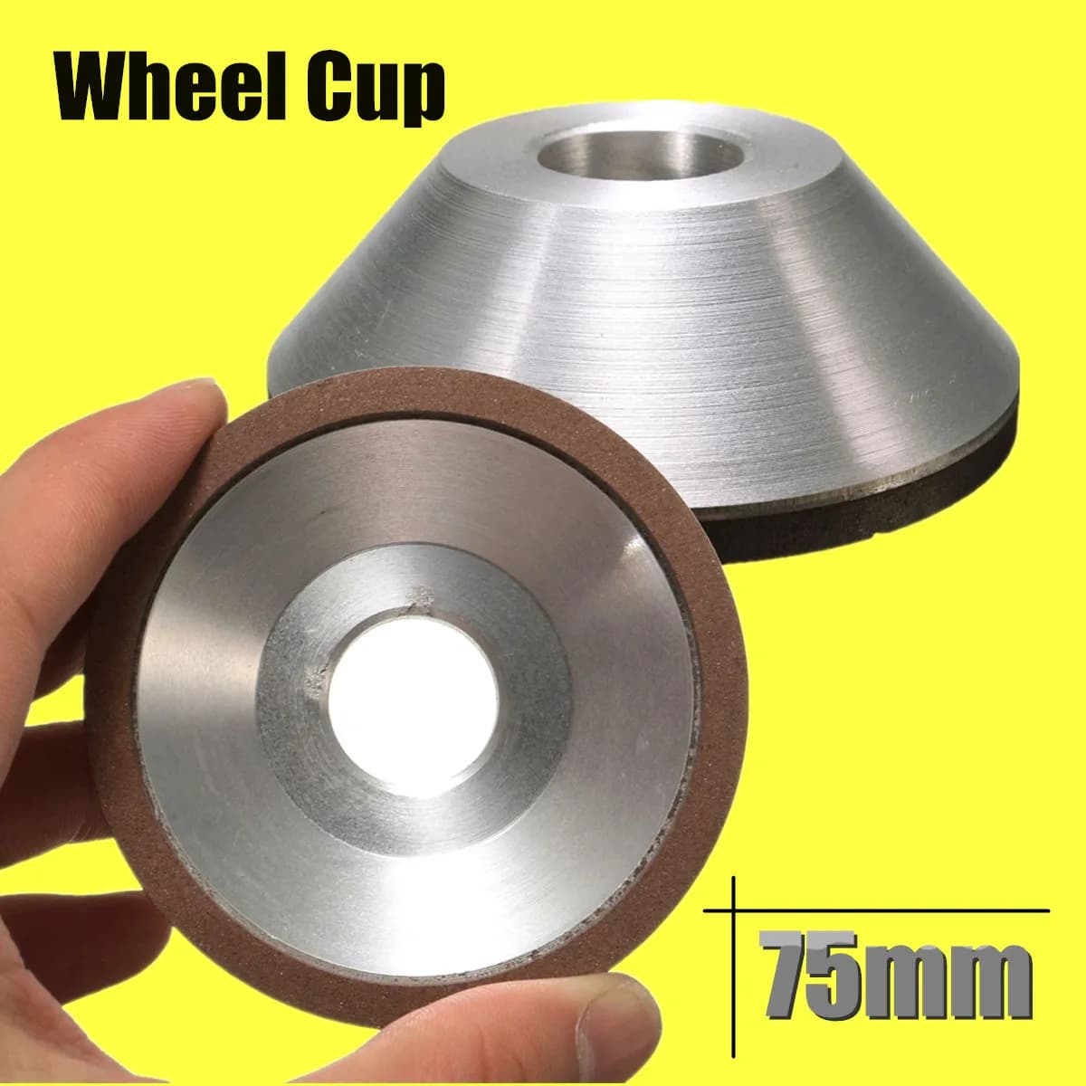 75mm 180 Grit Diamond Grinding Wheel Cup Grinder Milling for Carbide Metal