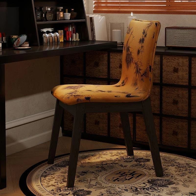 Solid wood dressing chair antique fragrant cloud yarn dressing stool bedroom dressing table makeup chair study office
