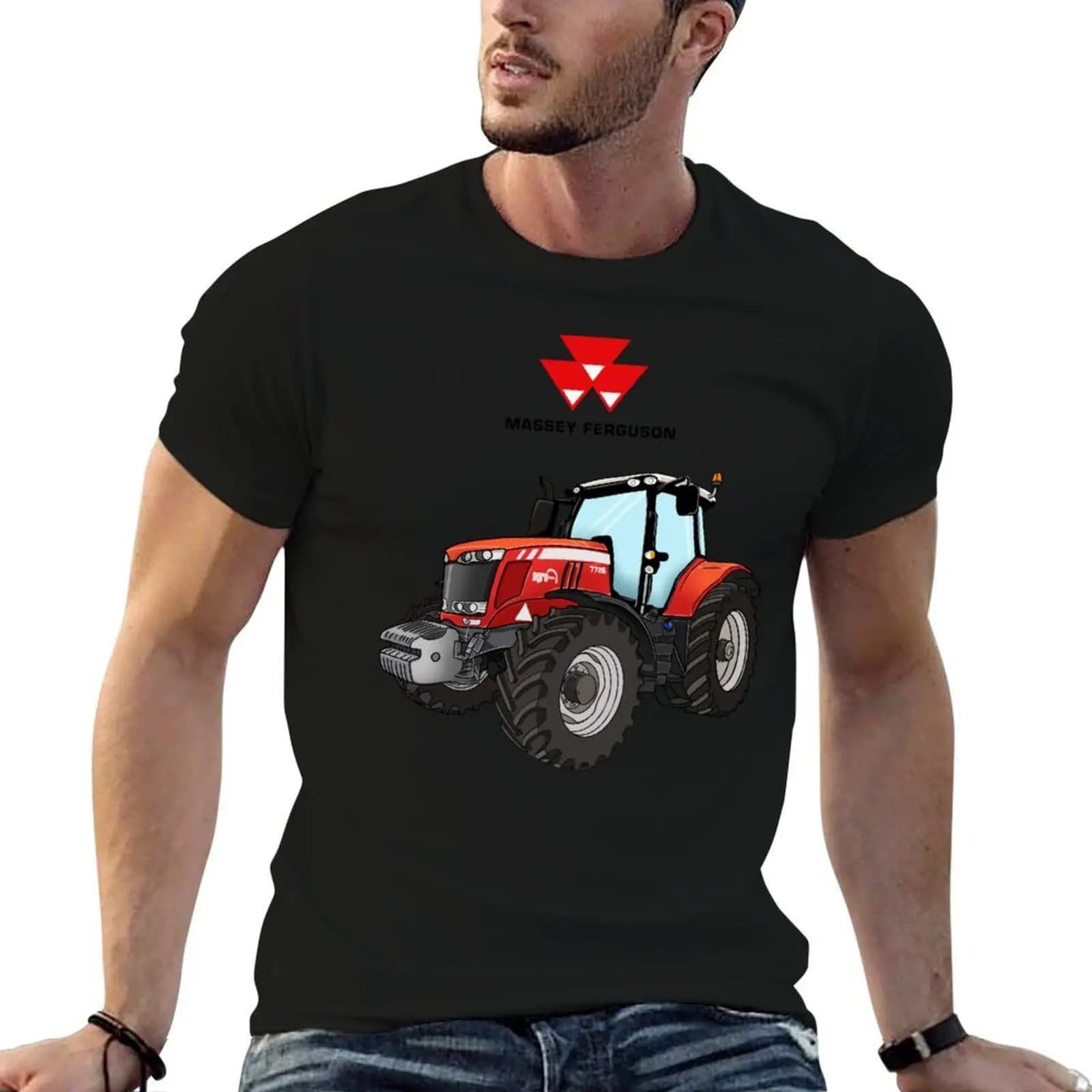 Massey Ferguson Tractor Red Tractor170 T-Shirt kawaii clothes funny gifts big and tall t shirts for men