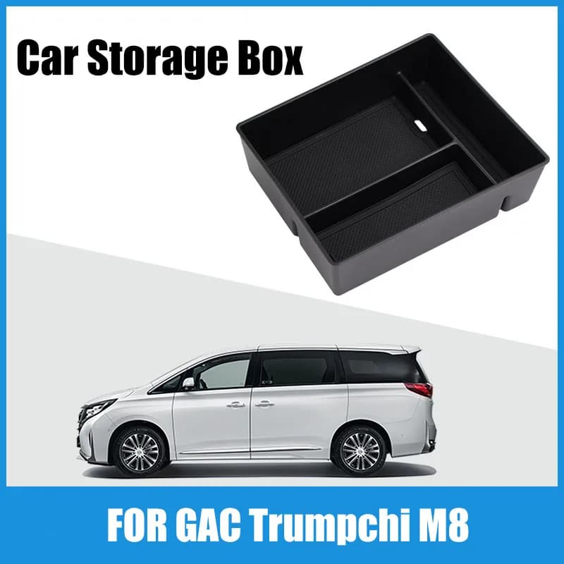 Suitable for GAC Trumpchi M8 central control storage box armrest box storage box storage box car accessories modification