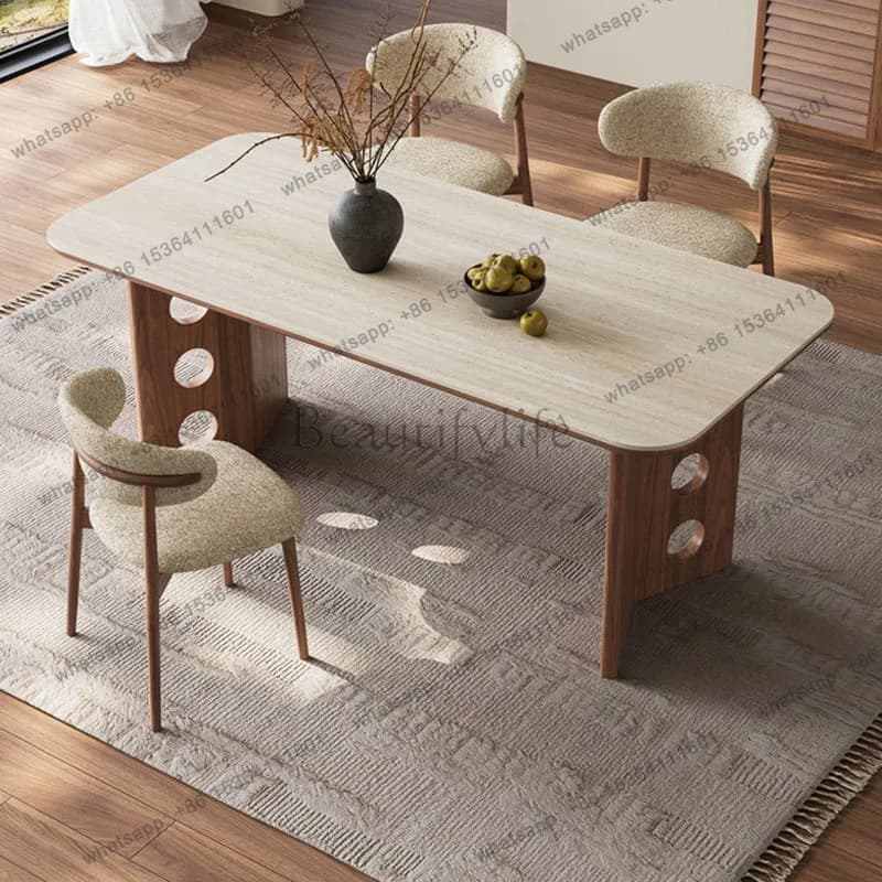 Restaurant High Dining Table Poker Designer Writing Mahjong Luxury Modern Dining Table Living Room Muebles Commercial Furniture