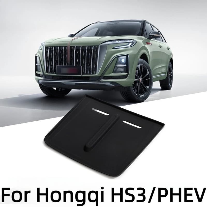 Central Control Wireless Charging Silicone Pad For Hongqi HS3/PHEV Accessories 2023-2024 Waterproof Dust-Proof Heat-Resistant