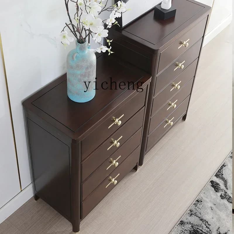r9.2- Solid Wood Dressing Table Chest of Drawers Integrated Storage Cabinet Master Bedroom Furniture