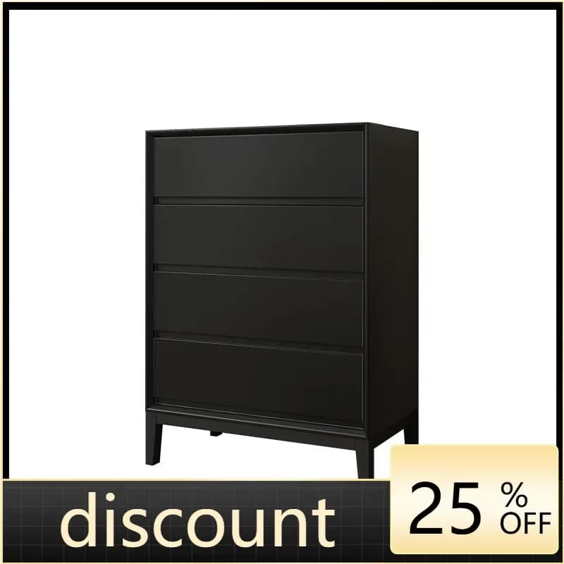 LMM minimalist solid wood four-chest cabinet bedroom light luxury modern living room drawer five-chest cabinet
