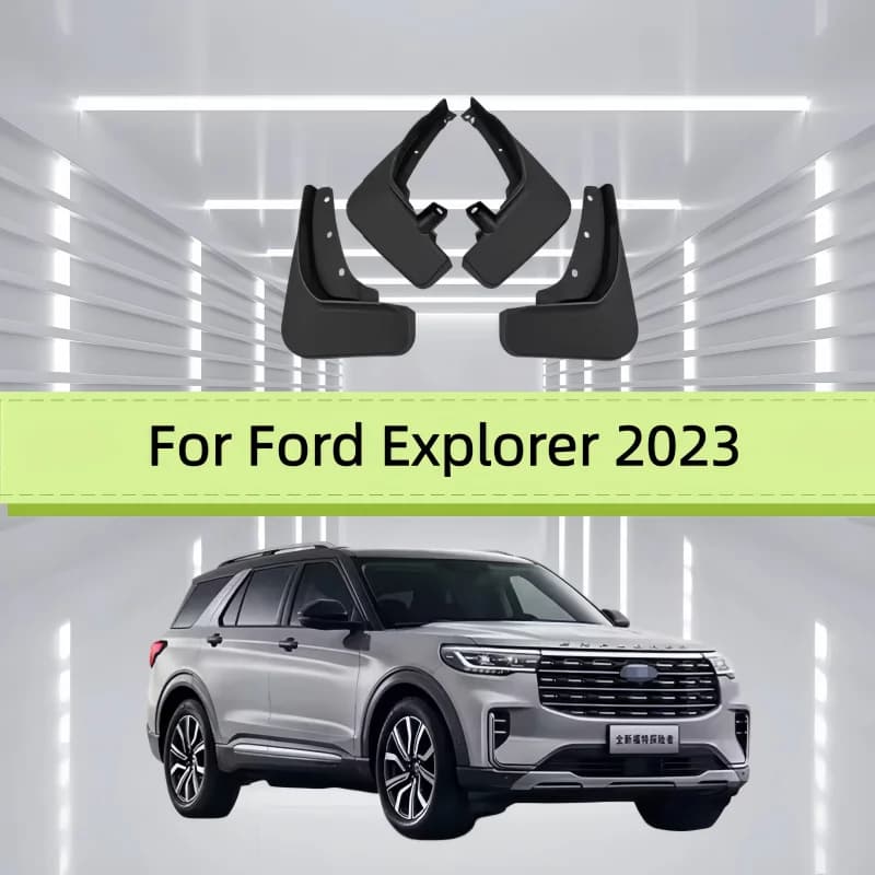 4PCS For Ford Explorer 2011-2023 U502 U625  Car Fender Mudguards Anti-splash Flap Front Rear Mudflap