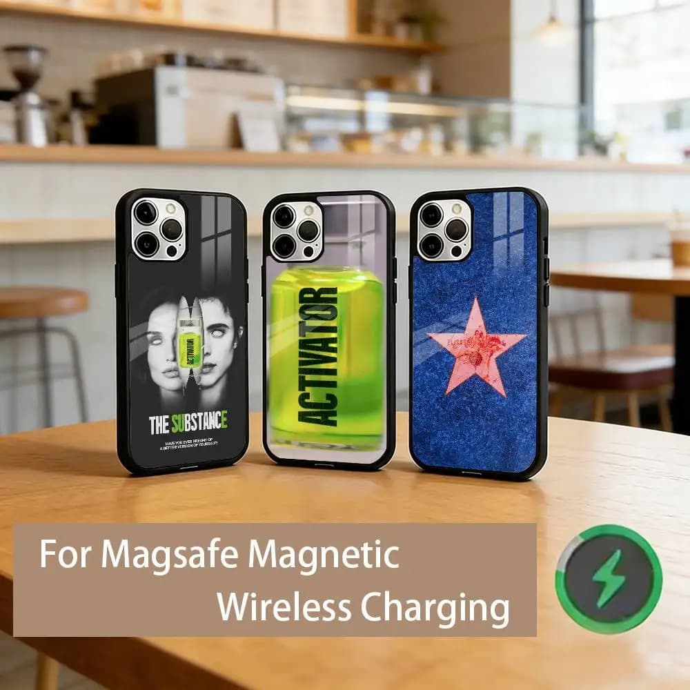 The S-Substance Movie Phone Case For iPhone17,16,15,14,13,12,11 Plus,Pro Magnetic For Magsafe Wireless Charging