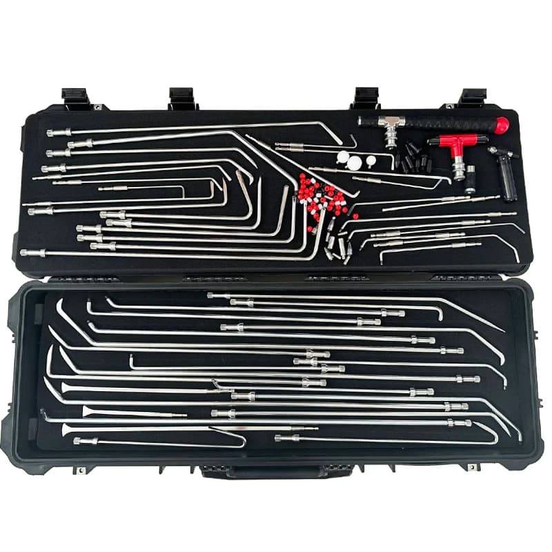 Car Dent Repair 50-piece Set Quick Removal Hook Set Pit Sheet Replaceable Handle Replacement Head Bar Tool