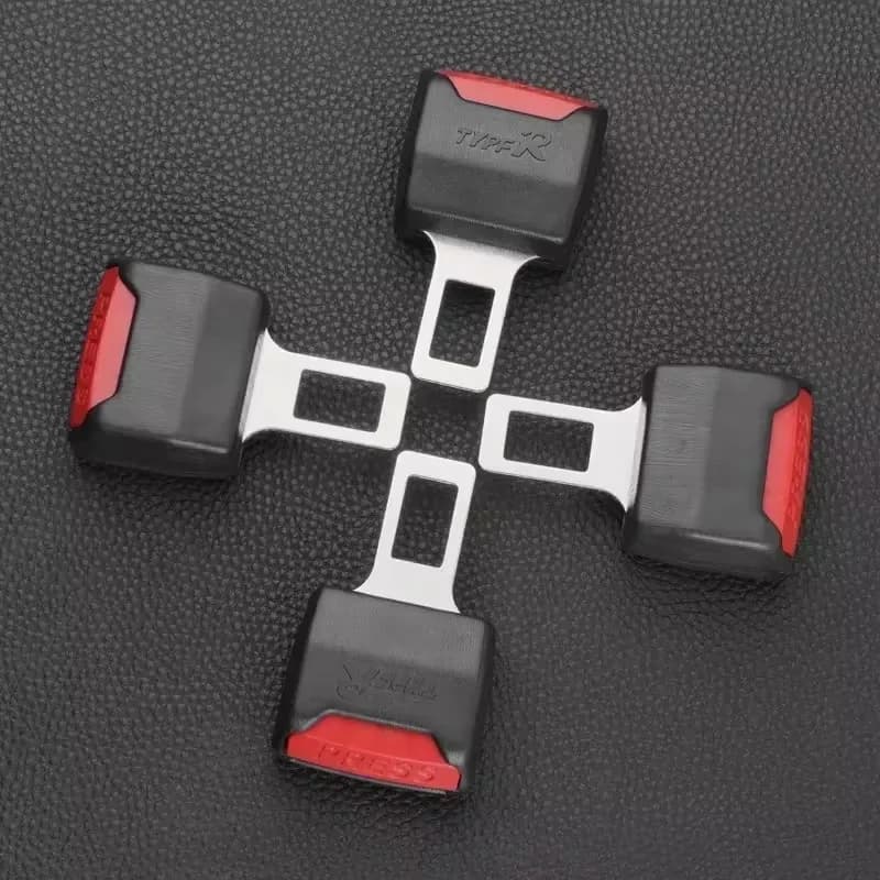 1/2PCS Thickened Car Seat Belt Extender Safety Seatbelt Lock Buckle Plug Anti-Noise Socket Extender Car Accessories