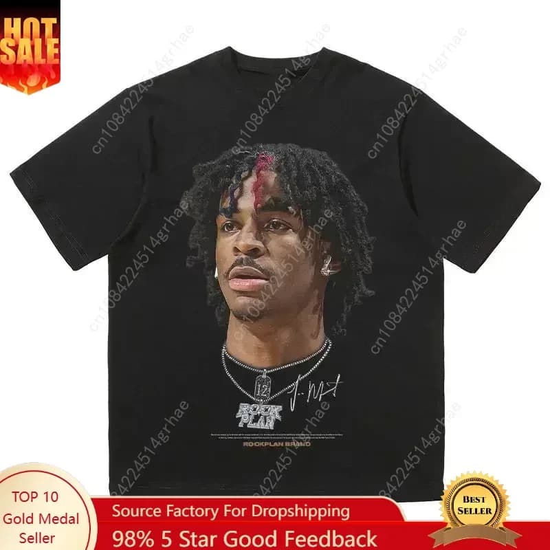 New Arrival Mens Clothes Tee Shirt Graphic T-Shirts Men Tshirt for Men Ropa Trend Youth American Street Hip-hop Basketball 70248