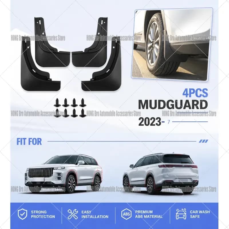 For Jaecoo 7 2023 2024 2025 Wheel Arch Fender Flares Mudguard Protector Auto Body Kit Accessories Car Styling Parts