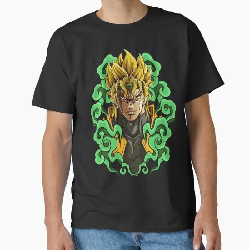 dio the vampire king 0812 JoJo's Bizarre Adventure Anime Gift t shirt Manga JJBA Cartoon printed Graphic Clothes Y2K clothing