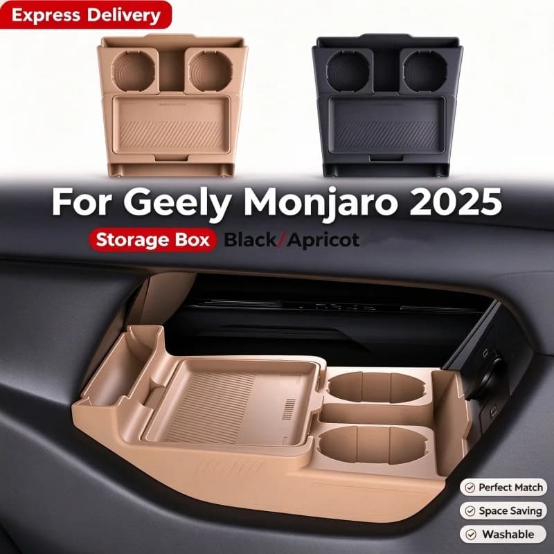 For Geely Monjaro 2025 Car Central Control Armrest Under Storage Box Interior Accessories