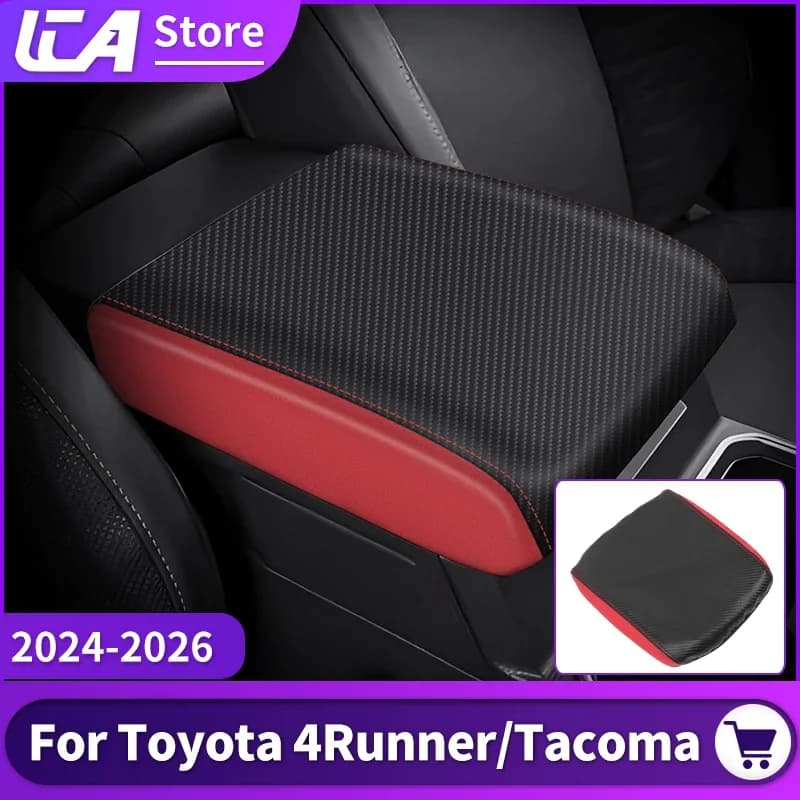 For Toyota 4Runner Tacoma 2024 2025 2026 Armrest Box Protective Cover Dust-Proof Scratch-Proof Car Interior Upgrade Accessories