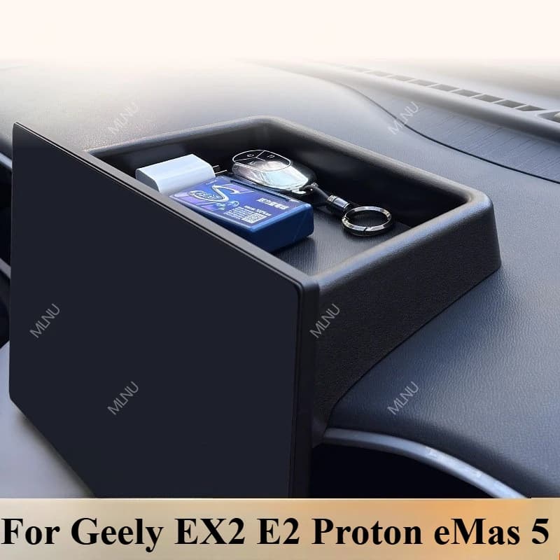 Screen Tray For Geely EX2 E2 Proton eMas 5 2026 2025 Accessories Slip-Resist Rattle-Free Load-Solid Impact-Resistant Drop-Proof