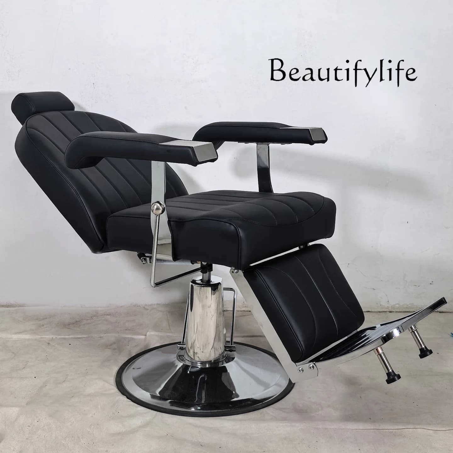 XR Cutting Chair Men's Hair Retro Oil Head Big Chair Shaving Down High-end Hair Salon Special Barber Shop Hair