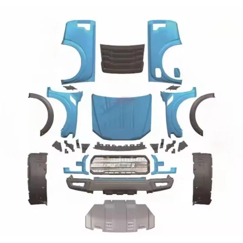 High Quality Body Kit LED Headlights Taillights Bumpers For Ranger T6 T7 T8 12-21 Upgrade To Raptor F150