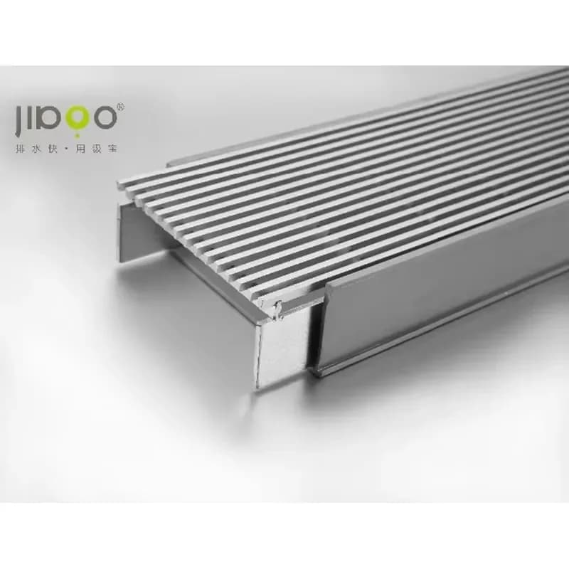 for Modern Hotel Floor Drain Long PVC Stainless Steel Filter Channel Polished Finish Outdoor Indoor Plastic Channel Drainage