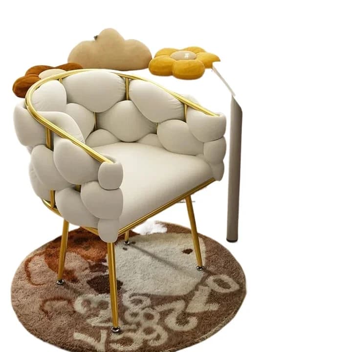 Internet celebrity manicure makeup chair customer chair simple single dressing lazy
