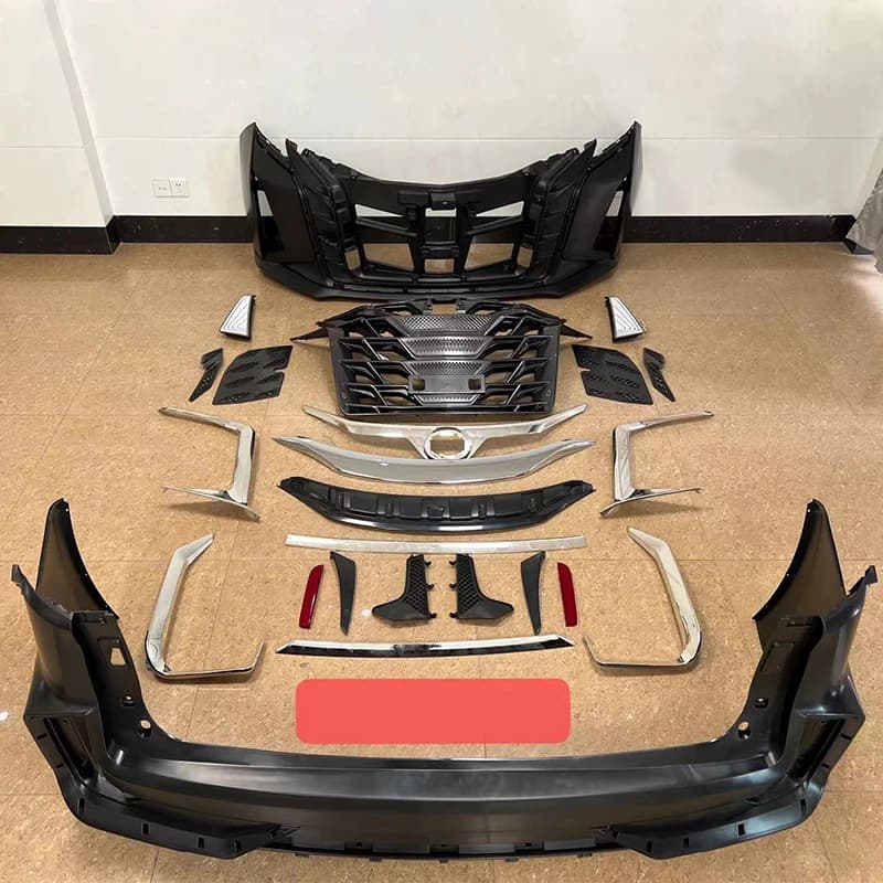 Upgrade High Quality ABS Material Car Front and Rear Bumper Grille Car Body Kits for Sienna Auto Accessories