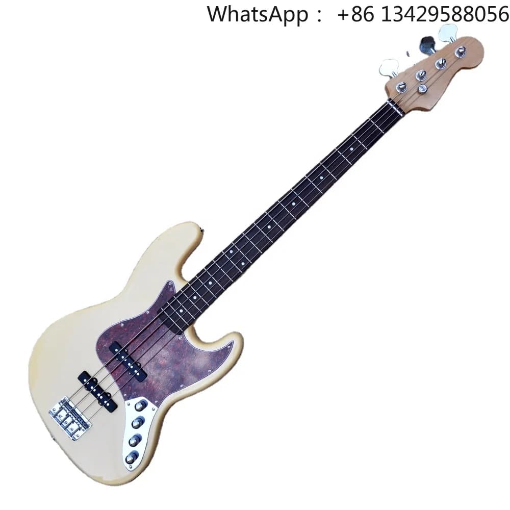 Flyoung Cheap Chinese Electric Bass Guitar Active Electric Bass Guitar 4 Strings Bass Guitar