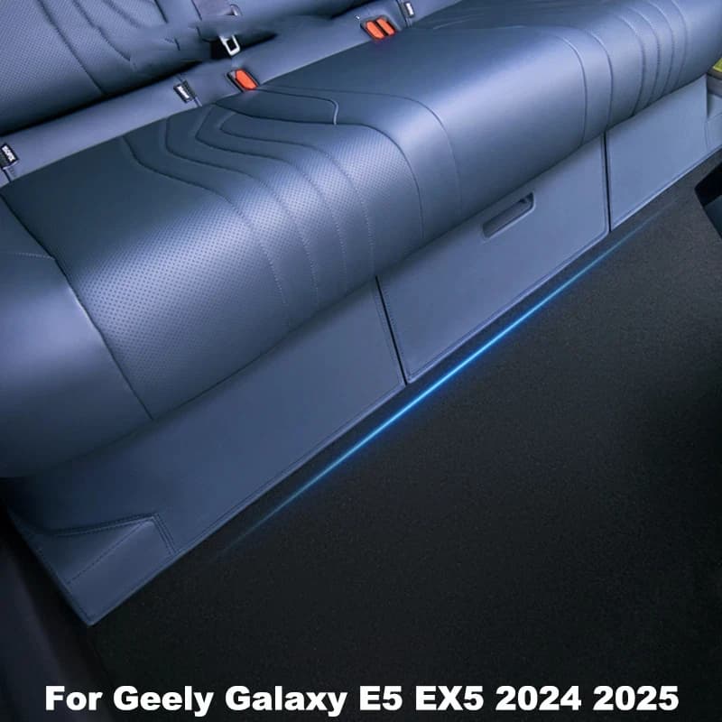 For Geely Galaxy E5 EX5 2024 2025 Rear Seat Under Protective Leather Anti-kick Pads Interior Modification Accessories