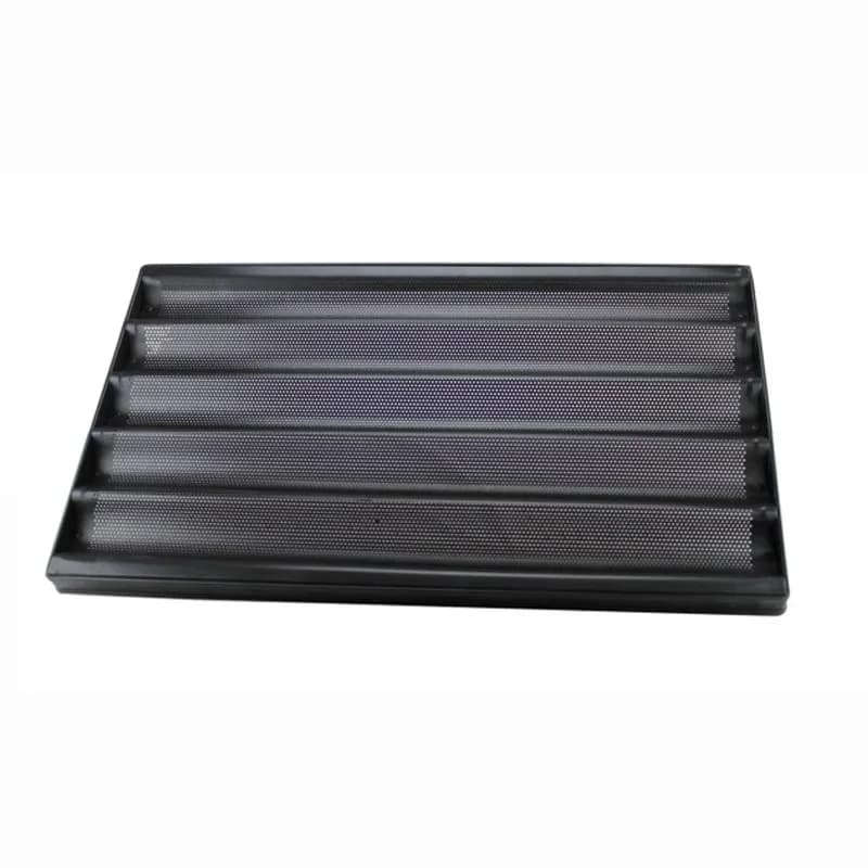 Commercial baking mold five-groove wavy non-stick 60*40 baguette baking pan stick non-stick U-shaped
