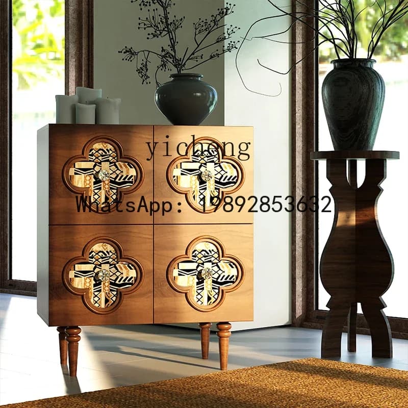 X17 Locker Kitchen Storage Cabinet Home Living Room Wall Solid Wood Premium Sense Bucket Cabinet