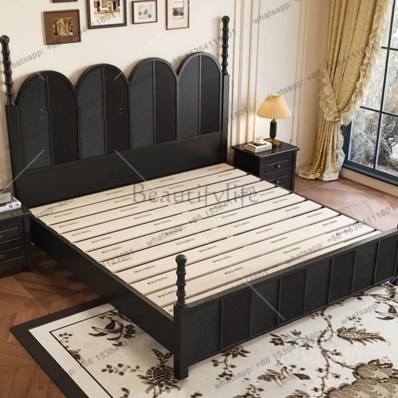 FG Sleeping European Massage Bed Space Saving Design Girls Castle Safe Storage Luxury Bed Bedroom Double Beliche Unique Furnitur