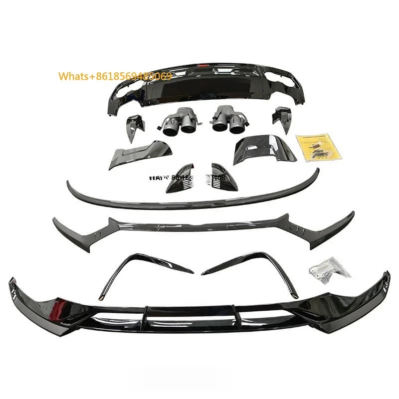 Suitable  Q5L Modified at Model Enveloping Carbon Fiber Body Kit 2018-2022 Front Rear Lip Tail Wing Side Skirt