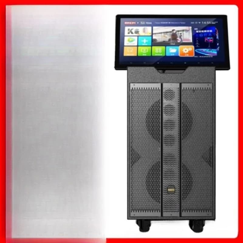 Outdoor video screen, audio folding screen, live karaoke portable mobile speaker