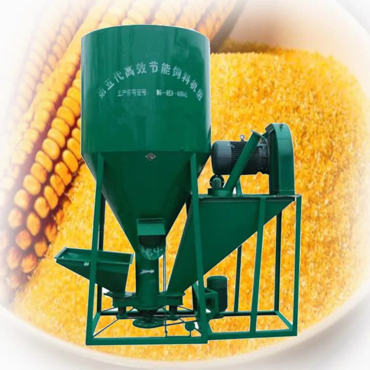 Small Chicken Feed Mixing Machine /animal Feed Crusher And Mixer/electric Feed Grinder
