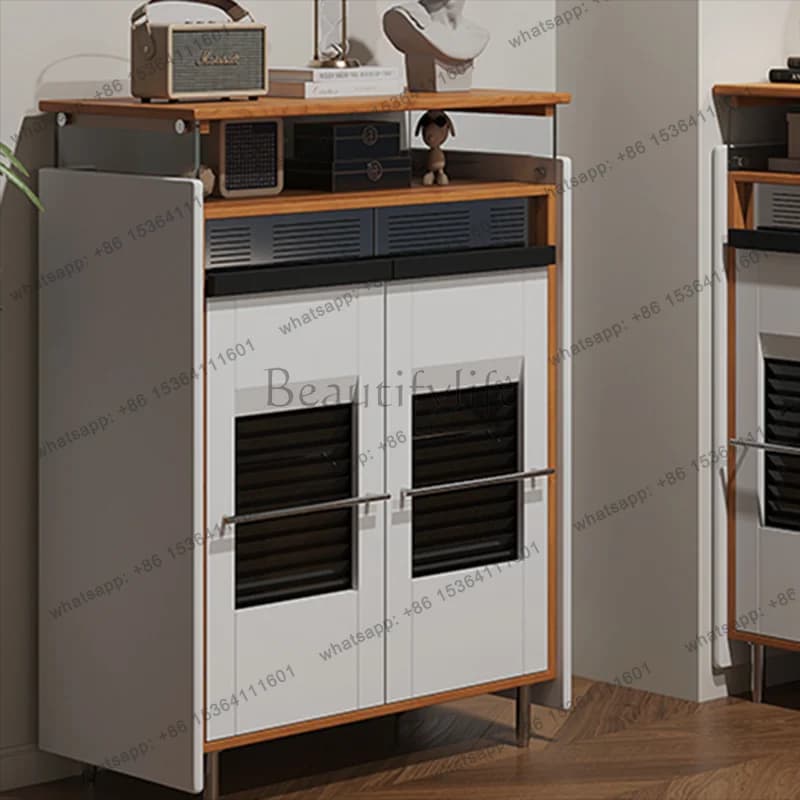 Factory Direct Sales Modern Vertical Shoe Shelf Designer Nordic Luxury Living Room Cupboard Shoe Cabinet Display Organizer Zapat