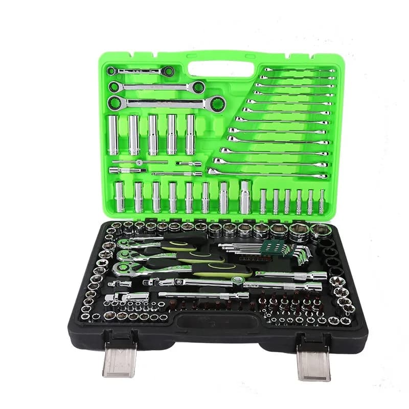 Tool Set 151 Pieces Auto Repair Quick Ratchet Wrench Sleeve Set