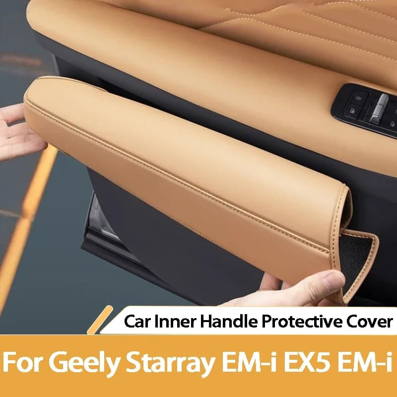 For Geely Starray EMi EX5 E5 2026 Door Handle Protective Cover Original Color Pull Handle Protection Mat Interior Accessories