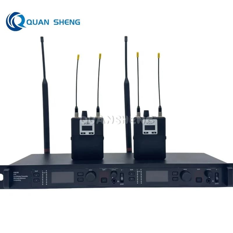 Handheld Condenser Microphone SLX-D+ Wireless 2-Channel Professional System Quality Sound for Stages Studio