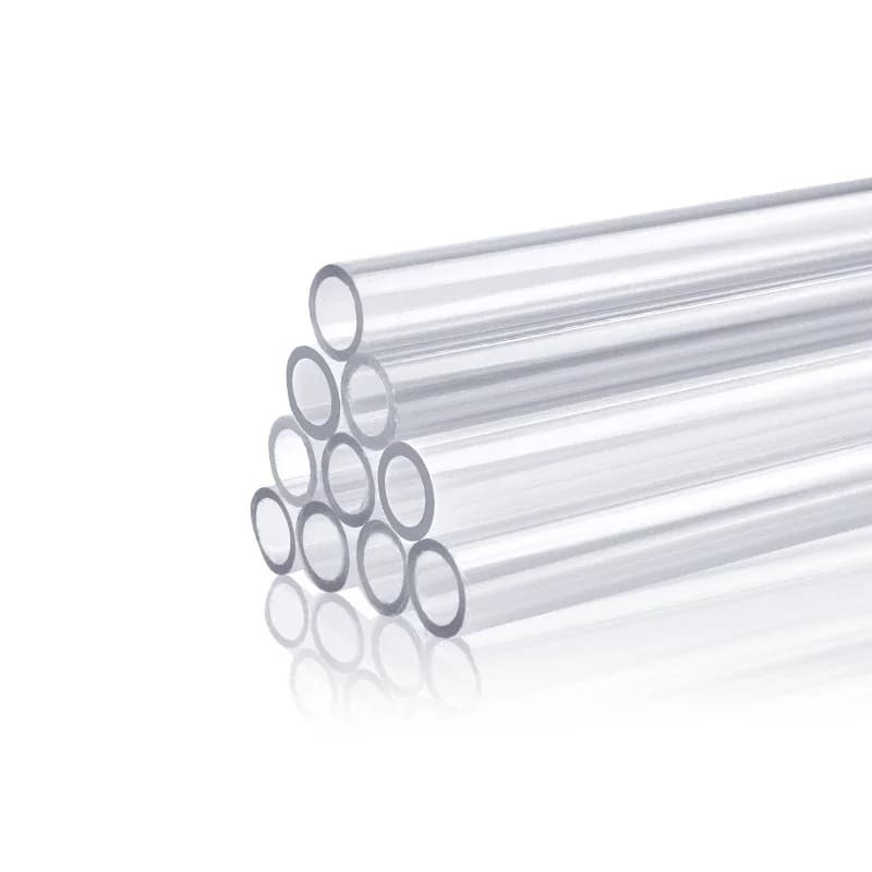 10pcs OD 3mm to 10mm Transparent plastic hard PP tube PC tube plastic Aquarium pipe customize