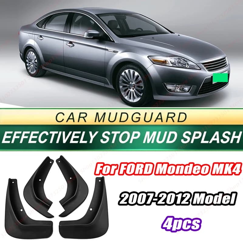 For FORD Mondeo MK4 2007-2012 Model 4PCS Front Rear Mud Flaps Splash Guards Fender Mudguards Auto Accessories