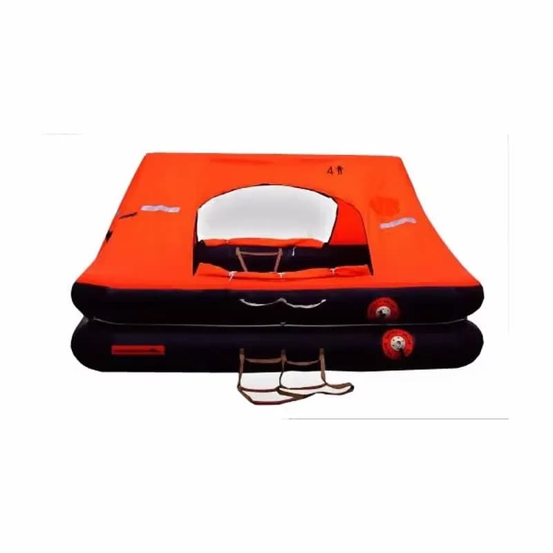 Factory High Quality Marine Approved Self Inflating Inflatable Life Raft 6 Person for Yacht Fishing Boat