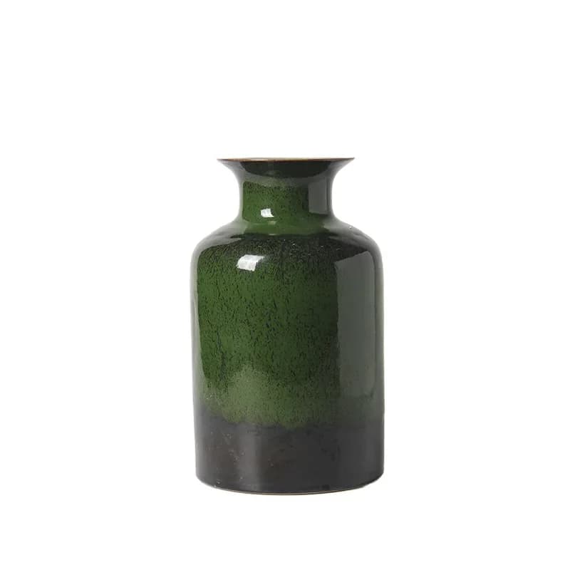 Advanced Ceramic Vase Home Furnishing Model Room Sales Office Dried Flowers Soft Decoration Ornament