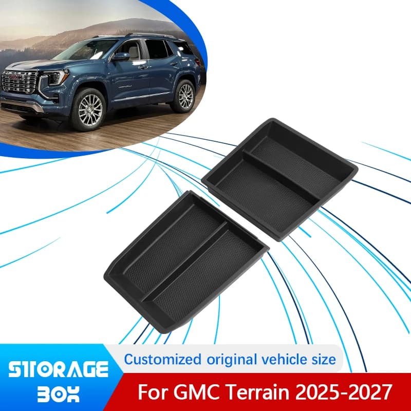 For GMC Terrain 2025 2026 2027 Armrest Box Car Supplies Center Console Auto Interior Modification Storage Auto Tools Accessories