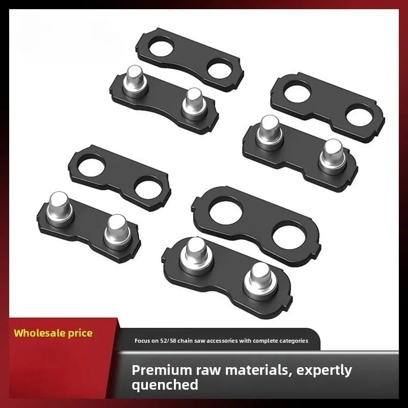 10 Sets Chainsaw Chain Repair Links 3/8 325 404LP Pitch Tools Kit for Chainsaw Electric Saw Parts Replacement Accessories