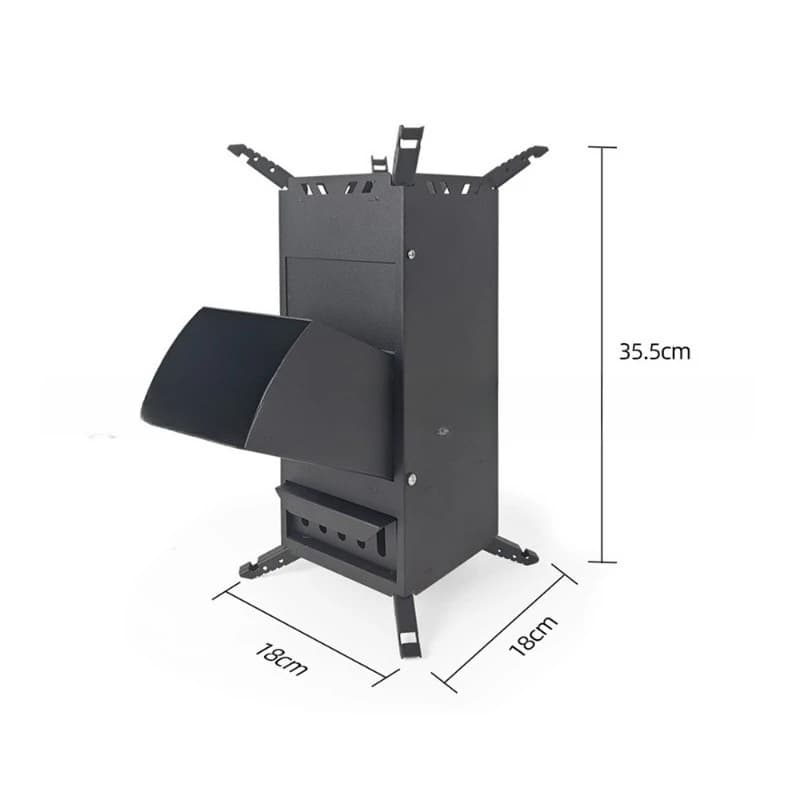 Outdoor Portable Wood Stove Field Picnic Folding Travel Lightweight Stove Camping Picnic Stove
