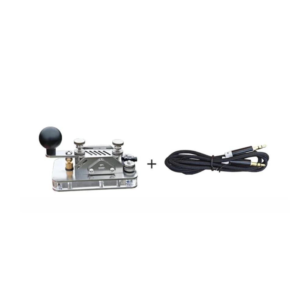 Ham Radio Key Telegraph Key For Radio Training Simple Single-lever Design Includes Connecting Cable For Ham Radio