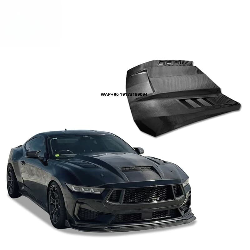 24th Model Mustang with TF Carbon Fiber Hood