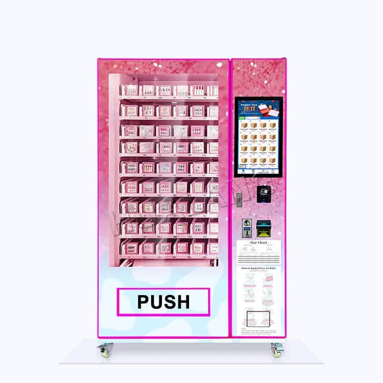 Popular Trend Automatic Vending Machine Nails and Nail Polish Vending Machine Beauty Vending Machine for Customized
